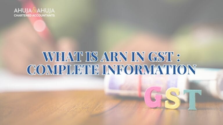 What is ARN in GST : Complete Information