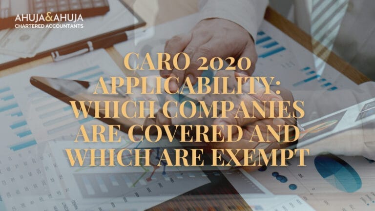 CARO 2020 Applicability: Which Companies are Covered and Which are Exempt