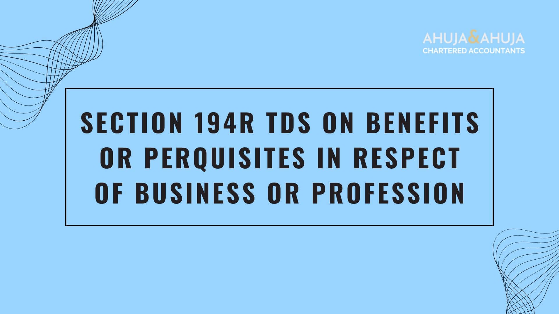 Section 194R TDS on Benefits
