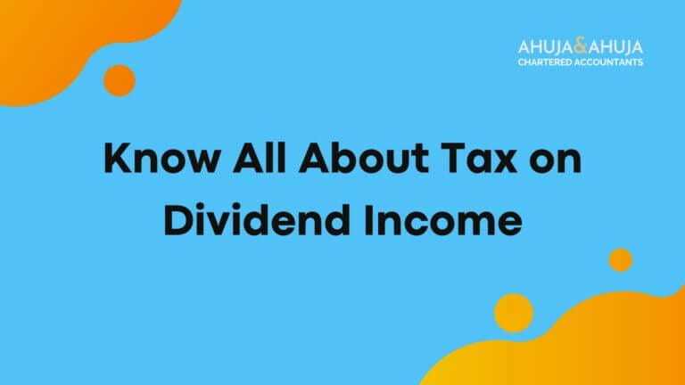 Tax on Dividend Income