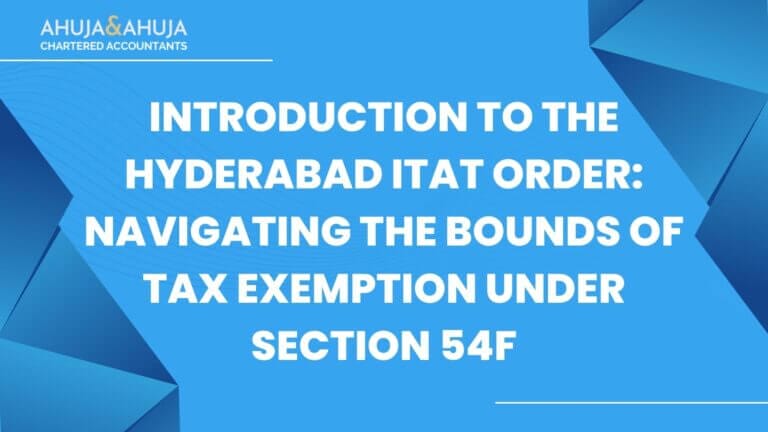 Use of Gift as Colourable Device to attain eligibility for exemption u/s 54F Not Allowed: Hyderabad ITAT